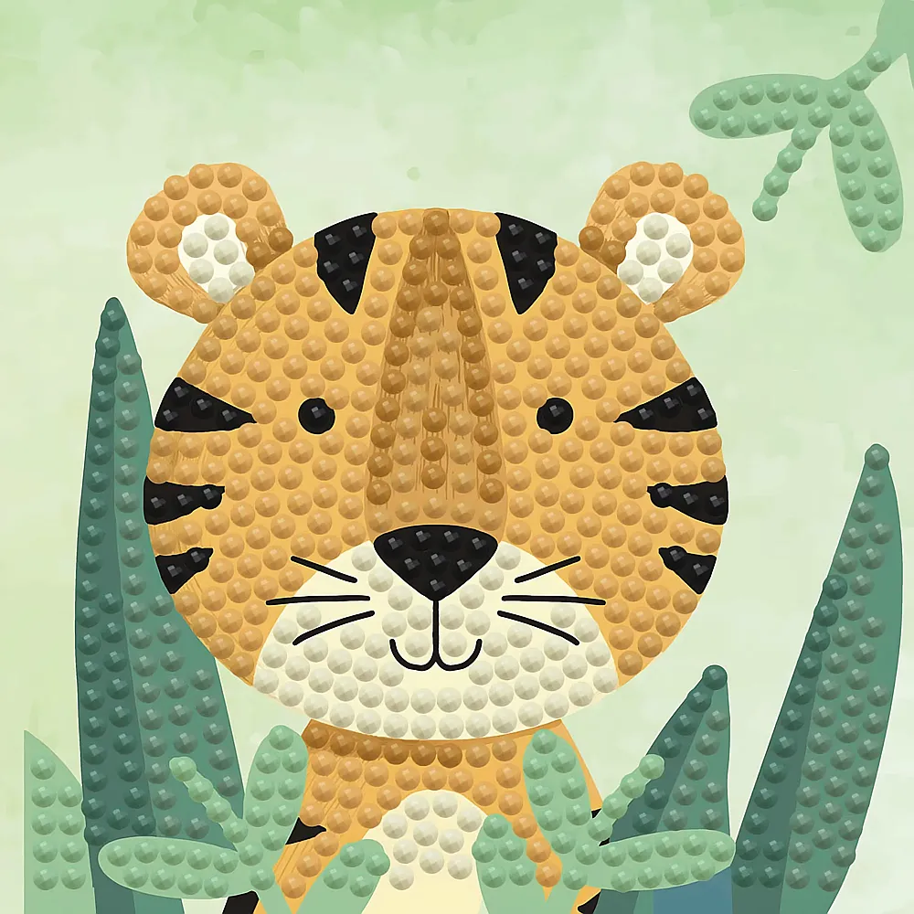 Diamond Dotz Mini Wald Tiger