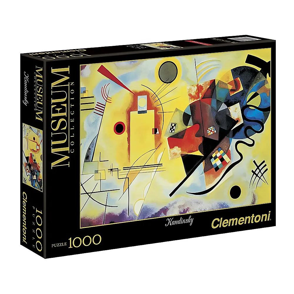 Clementoni Puzzle Museum Collection Kandisky Gelb, Rot, Blau 1000Teile