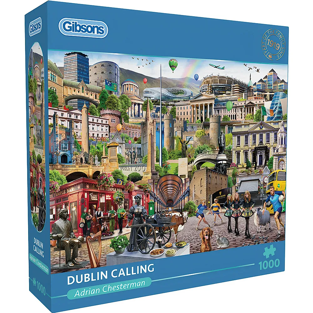 Gibsons Puzzle Adrian Chesterman Dublin Ruft - 1000 Teile