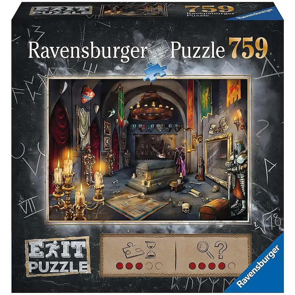 Ravensburger Puzzle 759 Teile Exit Puzzle -  Exit Im Vampirschloss