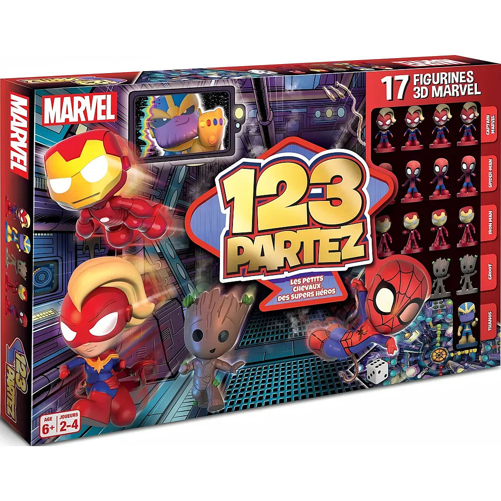 Cartamundi Avengers 123 Partez - Franais