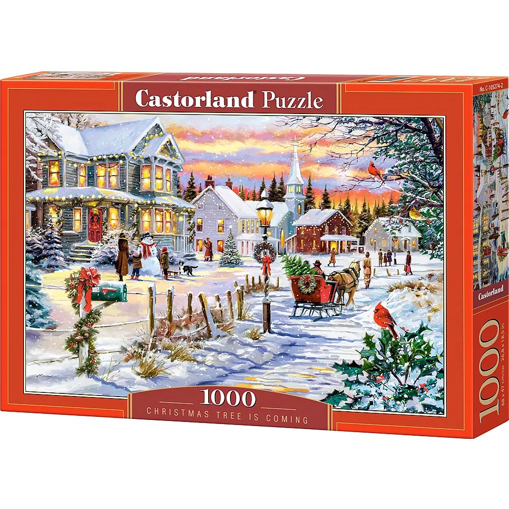 Castorland Der Weihnachtsbaum kommt 1000Teile