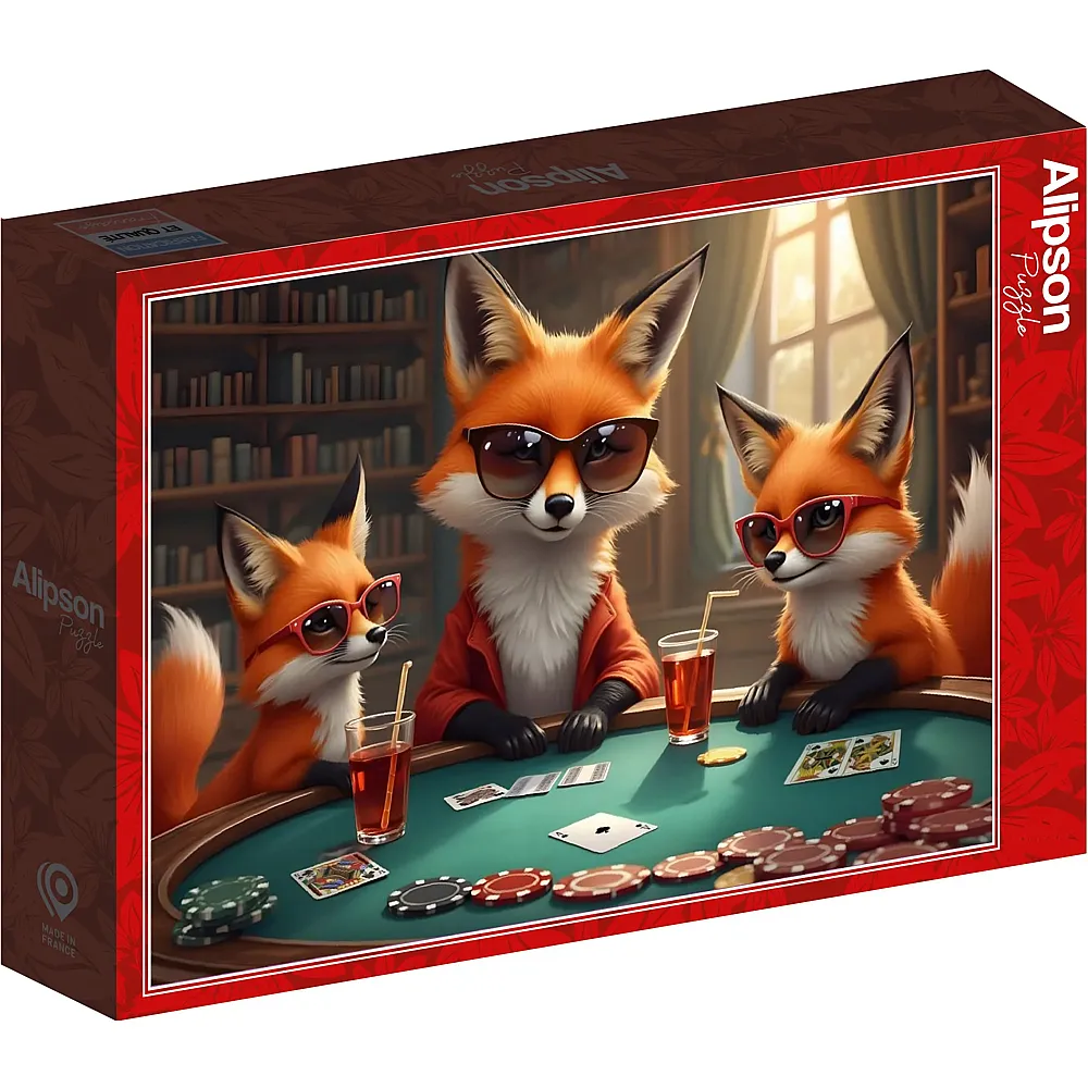 Alipson Puzzle Der Bluff der F�chse 500Teile