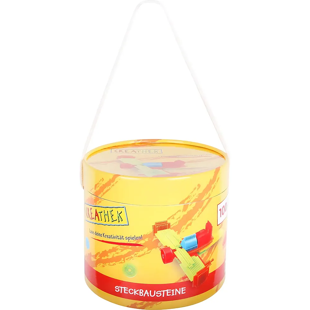 meinspielzeug - Creathek Steckbausteine - 100 Teile