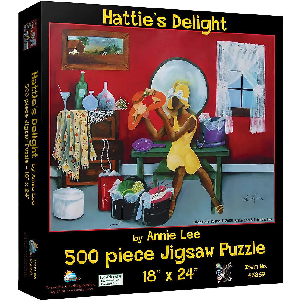 SunsOut Puzzle Annie Lee Hattie's Delight - 500 Teile