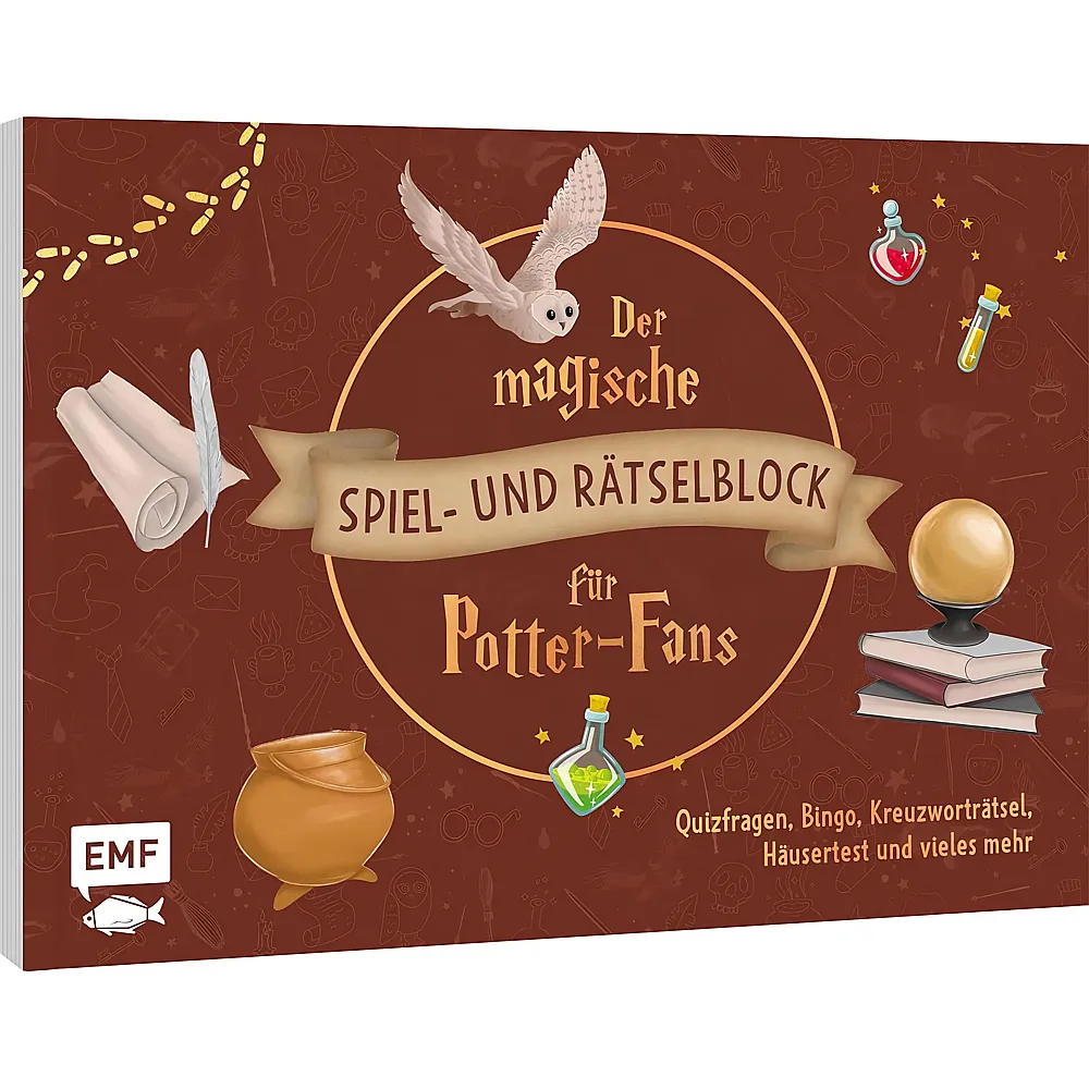 EMF Harry Potter Der magische Spiel- und R�tselblock f�r Potter-Fans