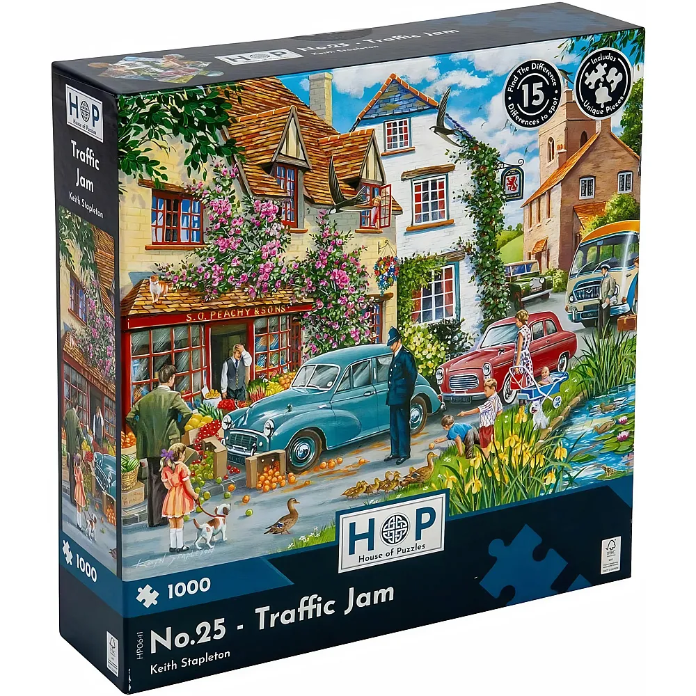 HOP - House of Puzzles No.25 - Traffic Jam - 1000 Teile
