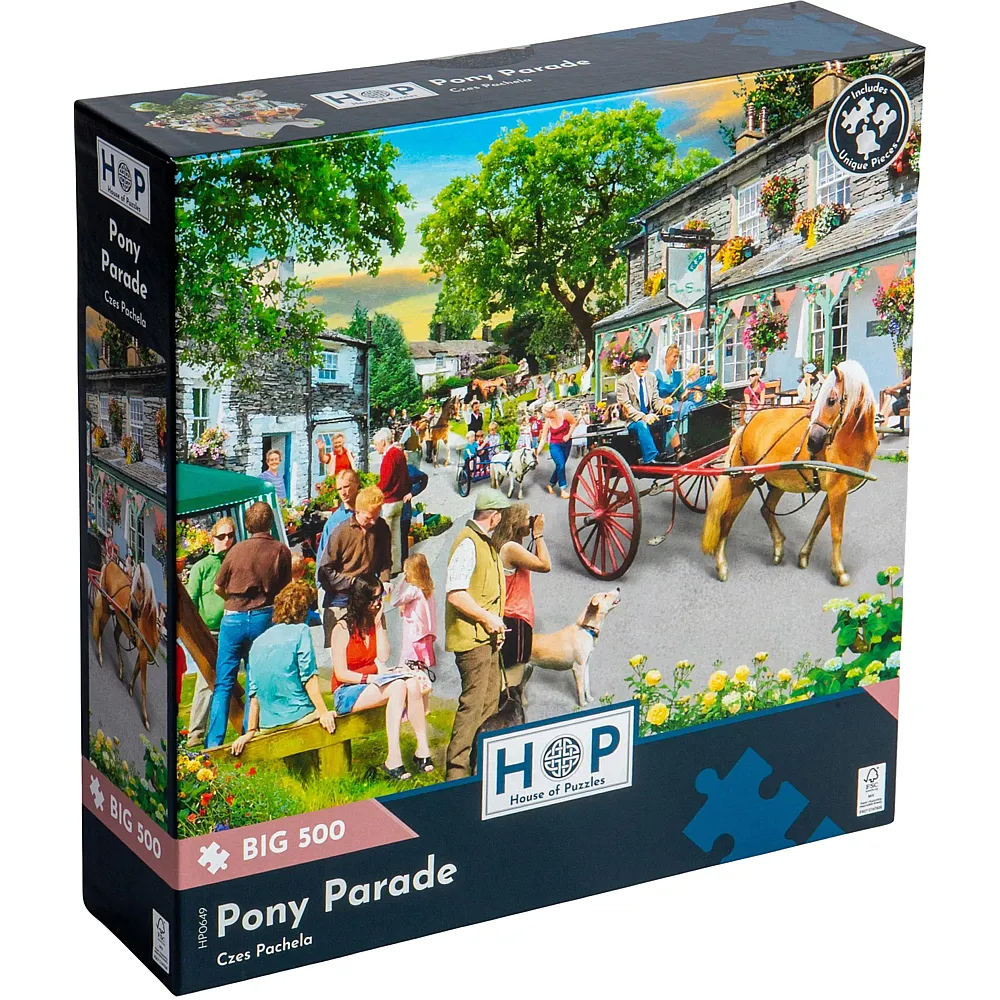 HOP - House of Puzzles Pony Parade 500Teile