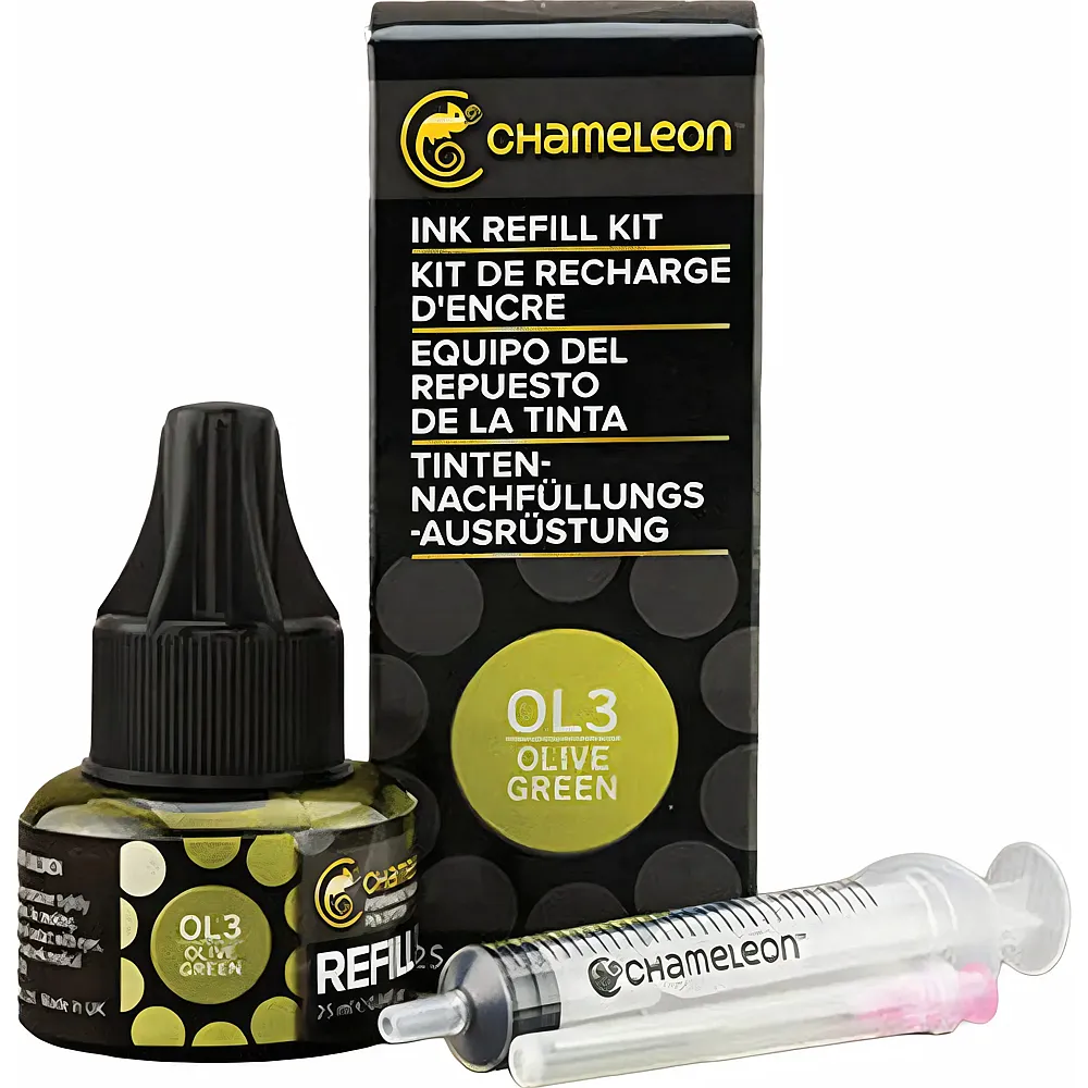 Chameleon Ink Refill 25ml - Olive Green Ol3 - Suche