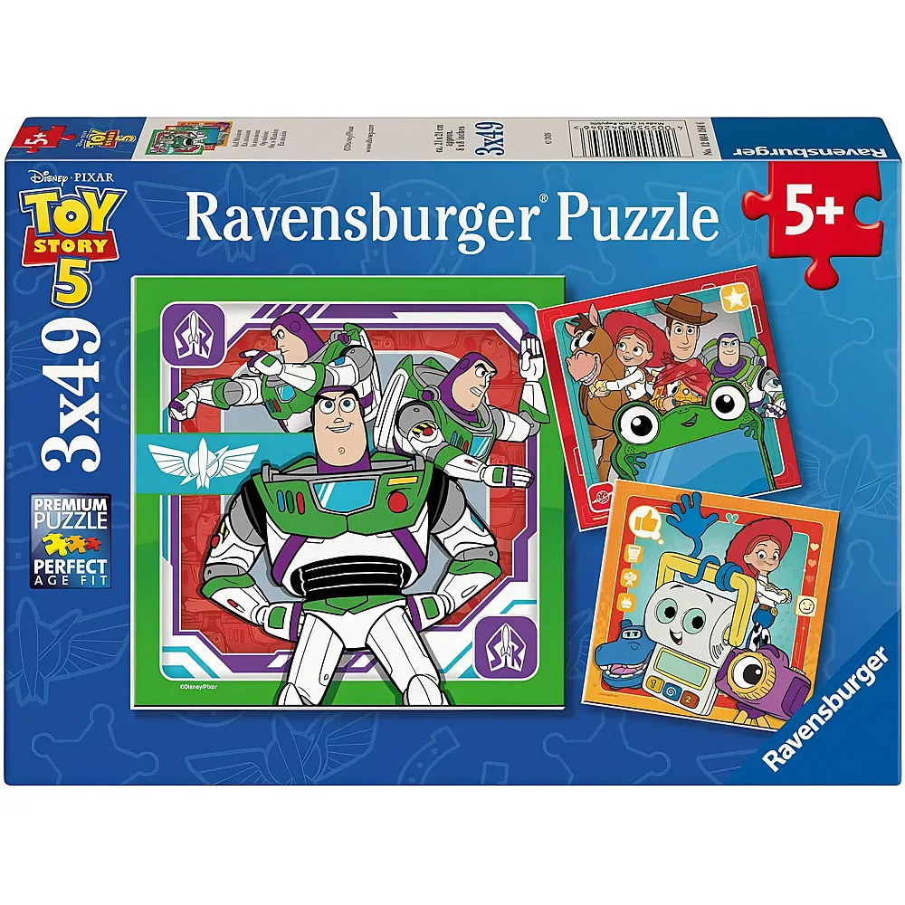 Ravensburger Puzzle 3in1 Toy Story 5 - 49 Teile