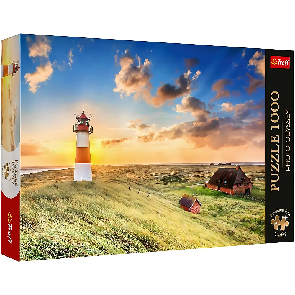Trefl Puzzle Photo Odyssey Leuchtturm, Deutschland 1000Teile