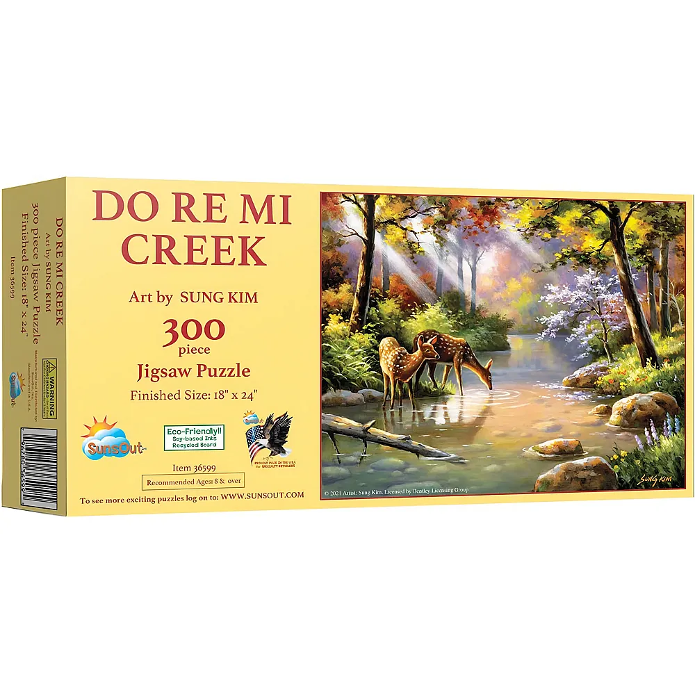 SunsOut Puzzle Sung Kim Doe Re Me Creek - 300 Teile