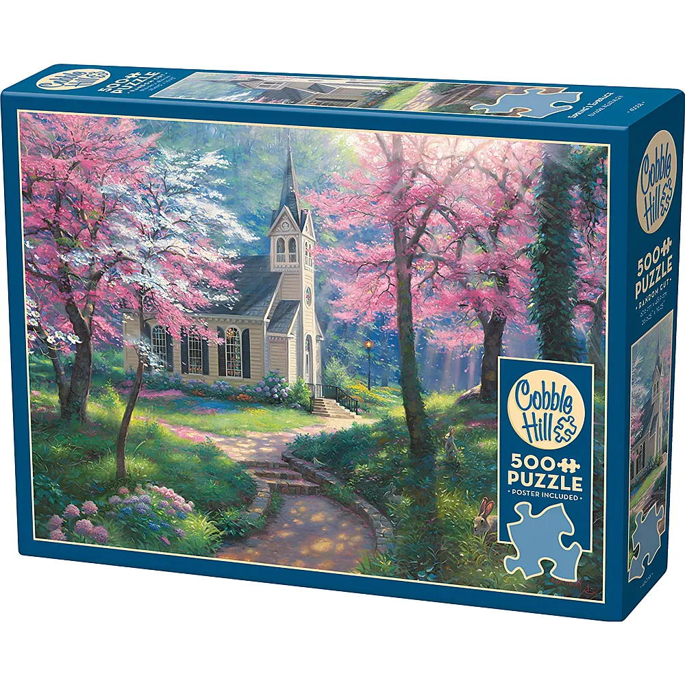 Cobble Hill Puzzle Kirche Fr�hling - 500 Teile
