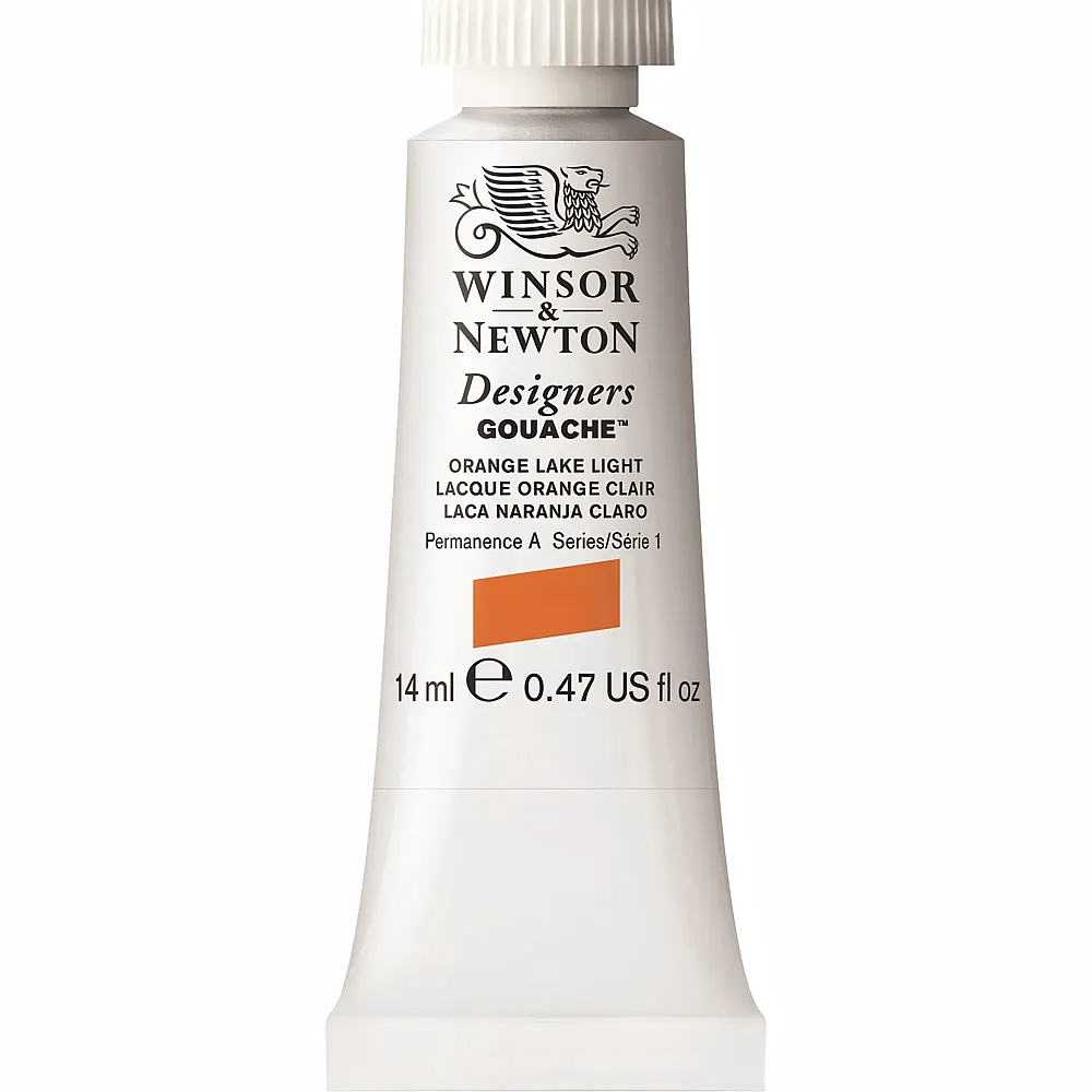 meinspielzeug - Winsor & Newton W&n Designers Gouache 14ml Tube Orange Lack Hell