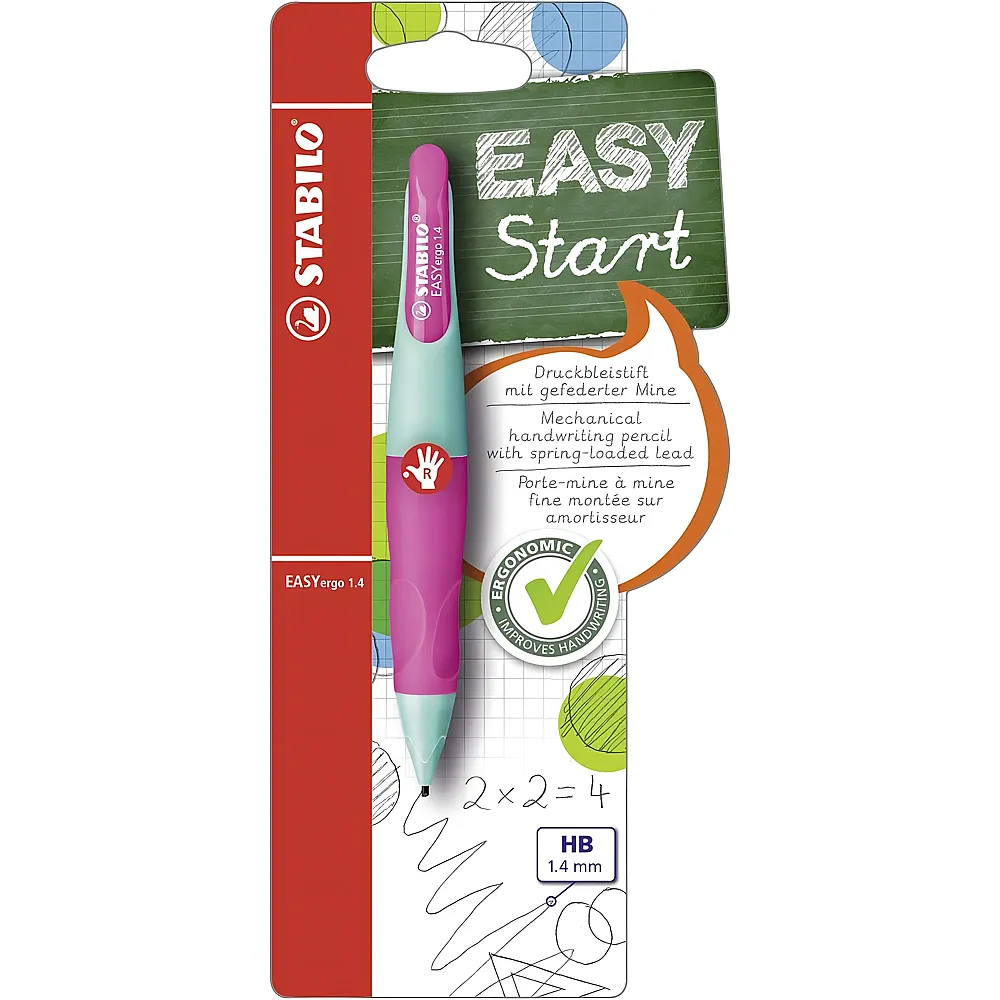 Stabilo EASYergo 1.4 Start t�rkis/rosa