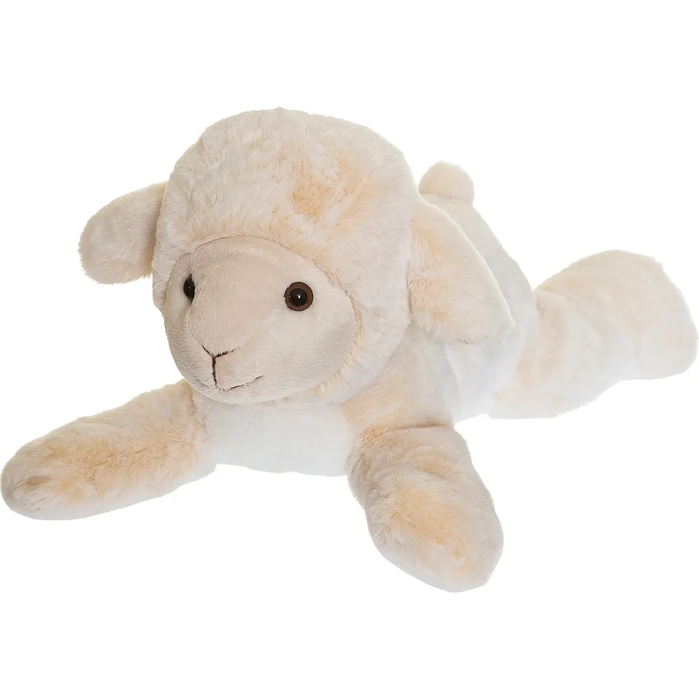 meinspielzeug - Teddykompaniet Lamm liegend Weiss - 40 cm | Bauernhoftiere Pl�sch