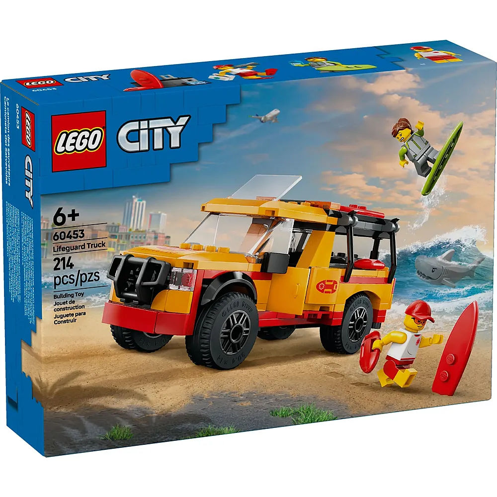 LEGO City Einsatzfahrzeug der Rettungsschwimmer 60453