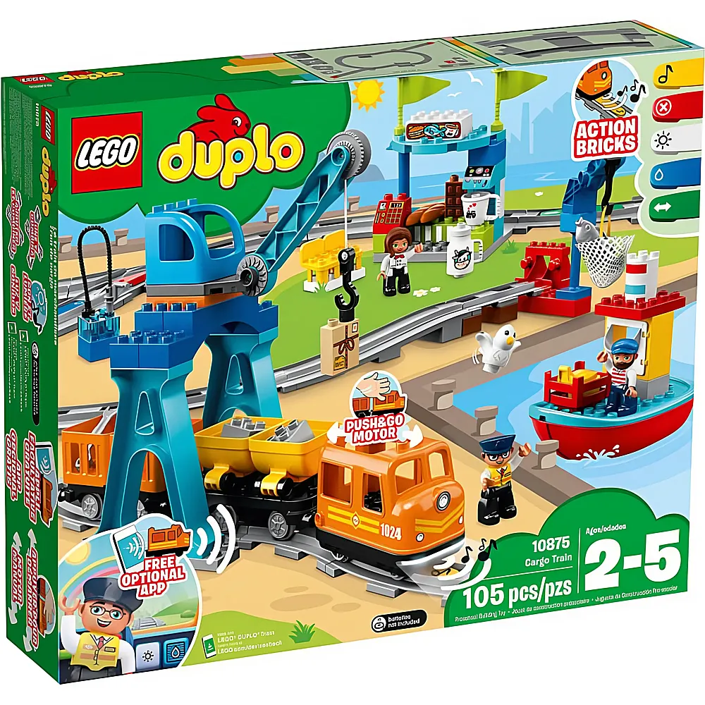 LEGO DUPLO Eisenbahn Gterzug 10875