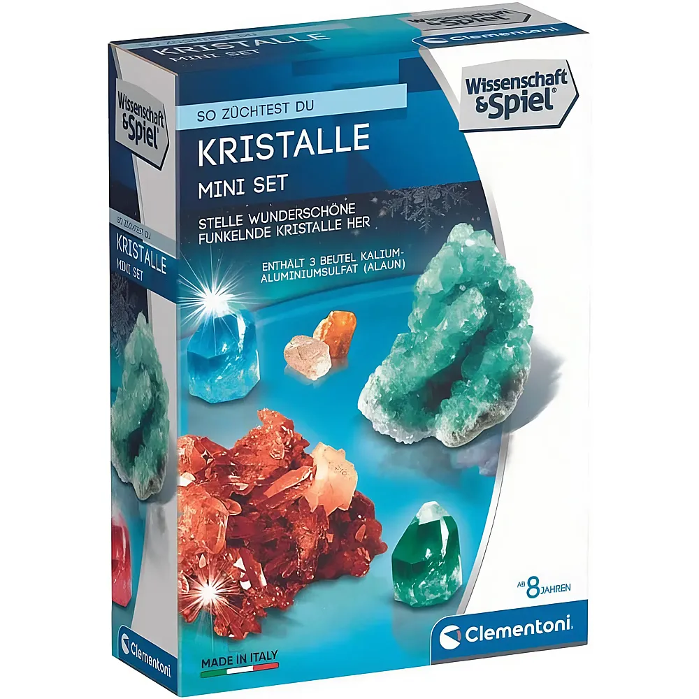 Clementoni Wissenschaft & Spiel Kristalle selbst z�chten - Mini Set - Experimentieren