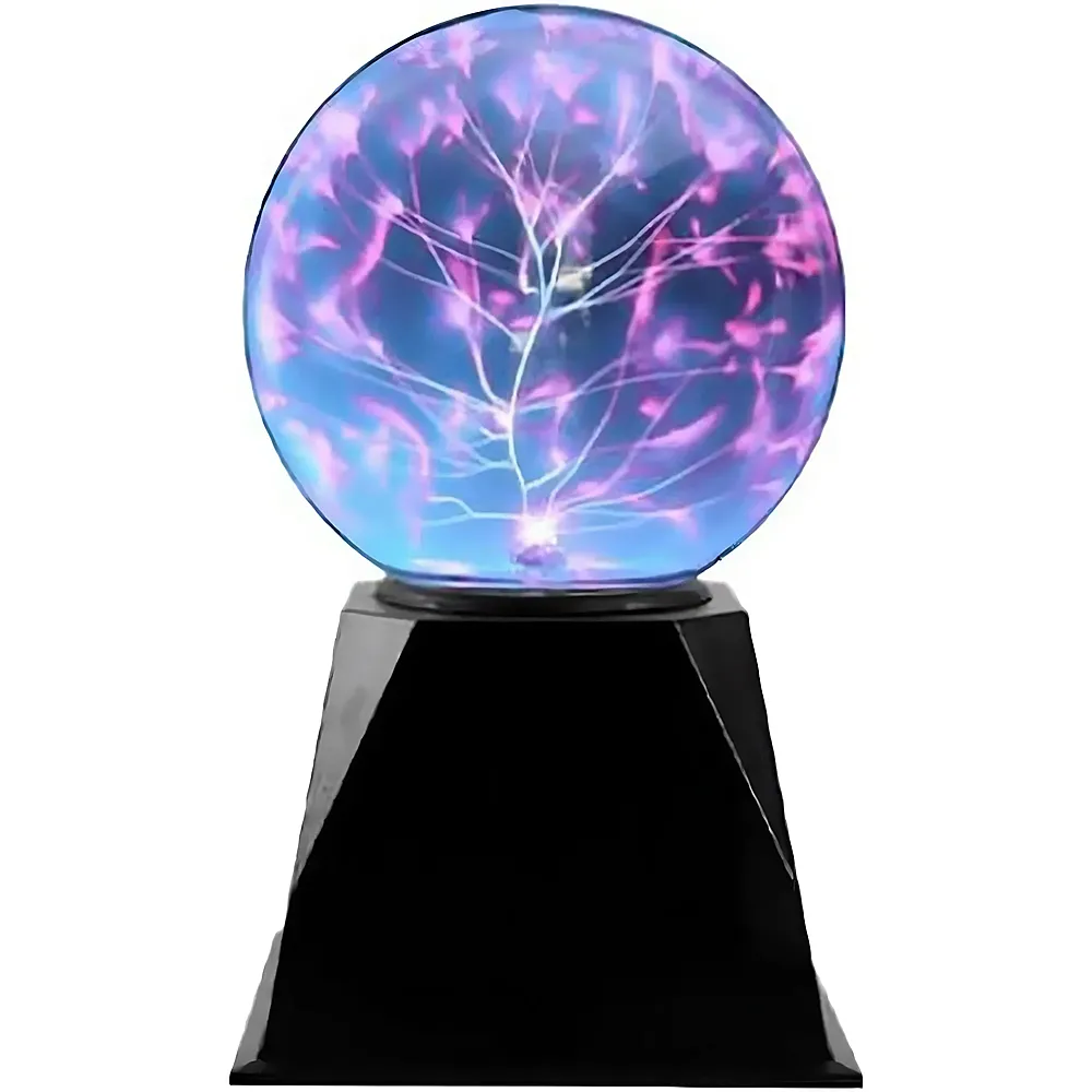 i-total Magische Plasma-Lampe Blau -  15 cm