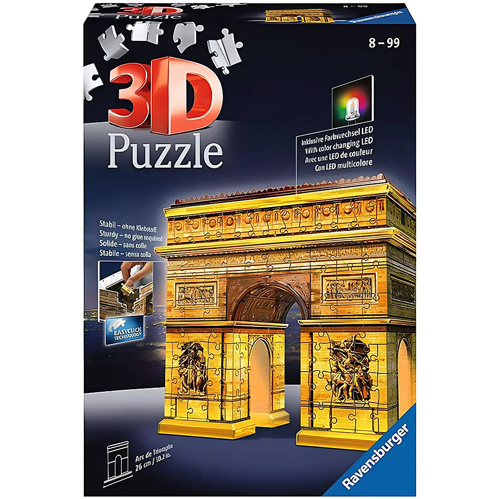 Ravensburger Puzzle Triumphbogen Night Edition 242Teile