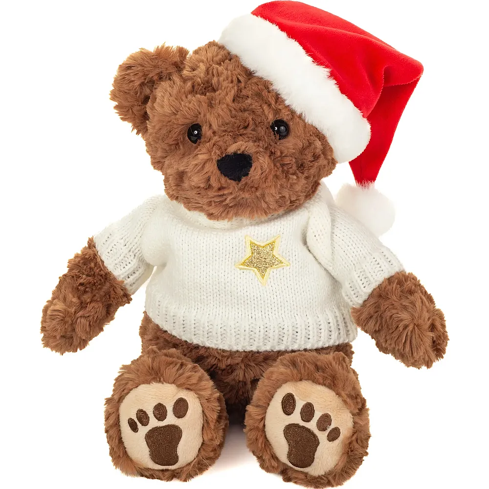 Teddy-Hermann Weihnachtsteddy mit Pullover - 30 cm
