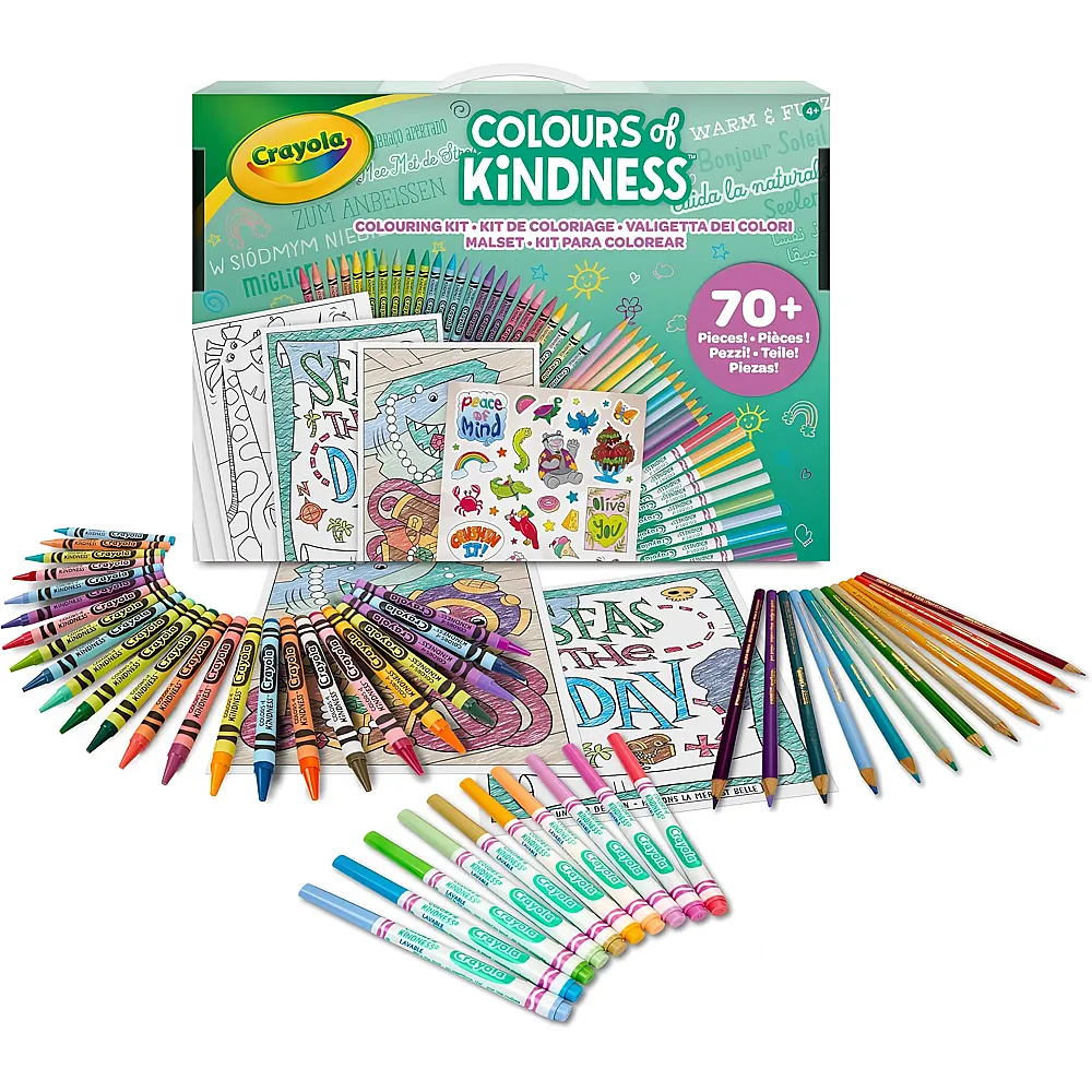 Crayola Colors of Kindness Farbenkoffer - 70 Teile