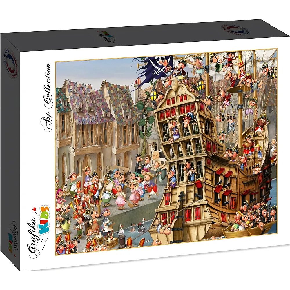 Grafika Puzzle Art Collection Franois Ruyer Grafika Kids Piraten - 12 Teile