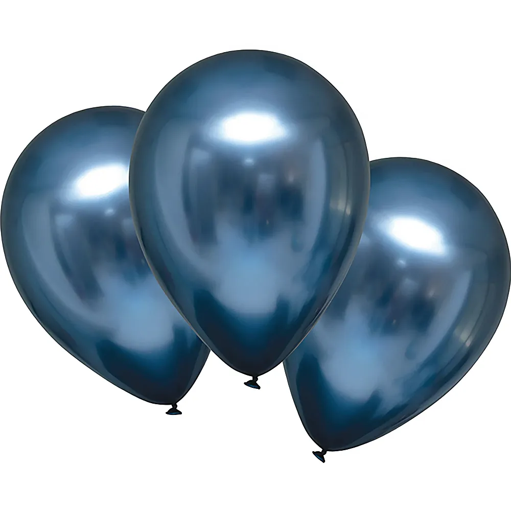 Amscan Ballons Satin Luxe Azure 6Teile | Kindergeburtstag