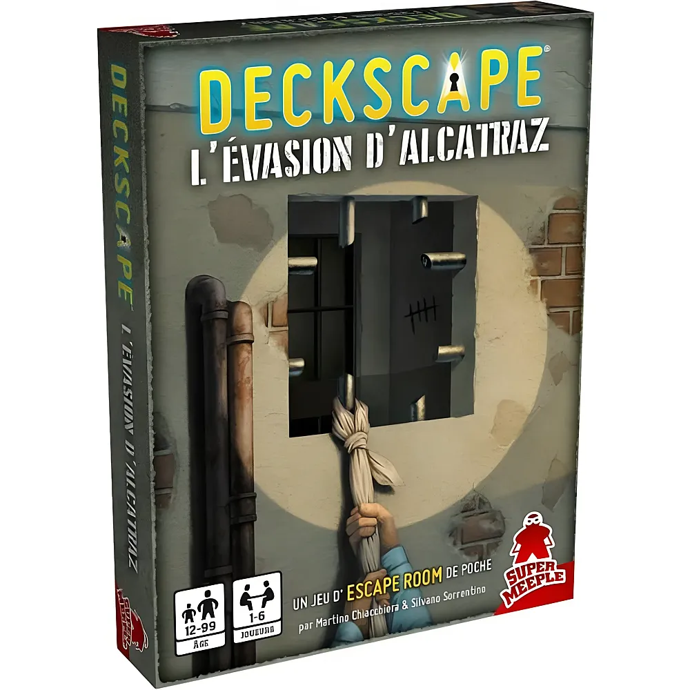 Super Meeple Spiele Deckscape 7 L'vasion d'Alcatraz FR