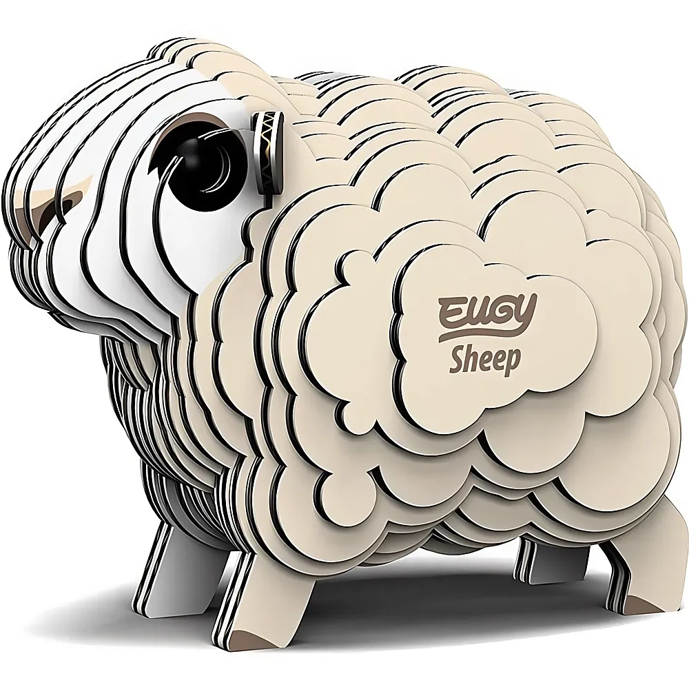 Eugy 3D Karton Figuren Schaf