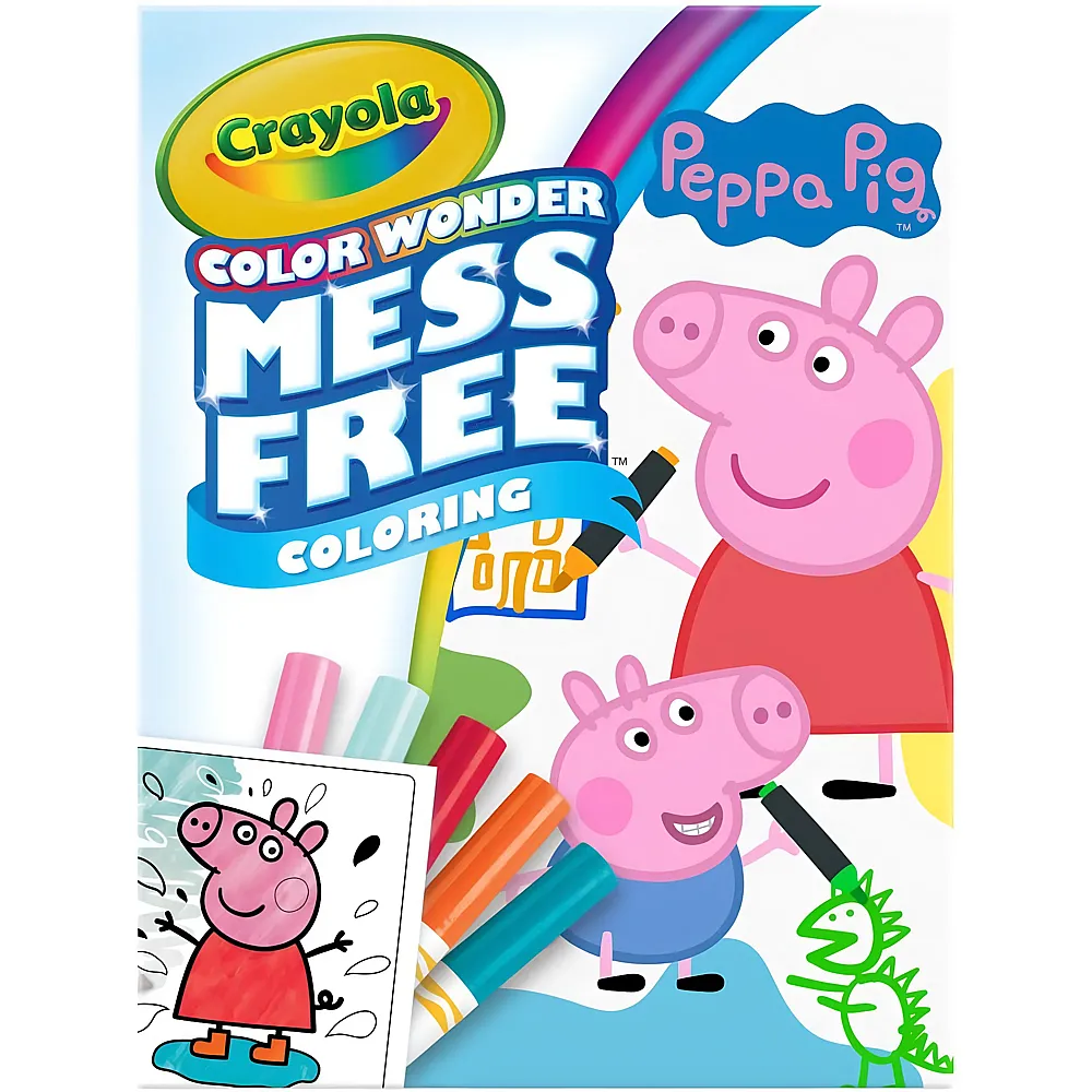 meinspielzeug - Crayola Color Wonder Peppa Pig Malbuch | Malb�cher