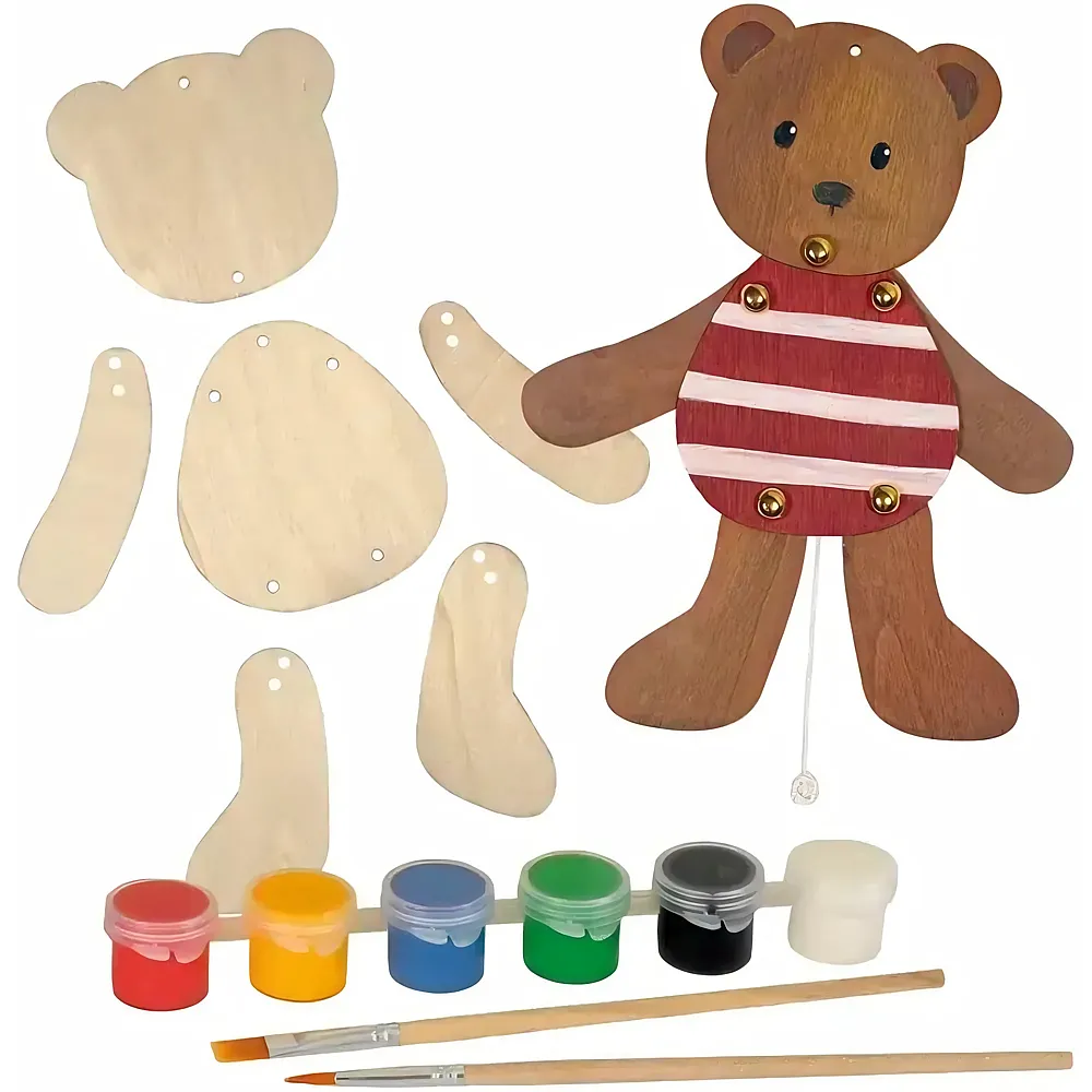 Egmont Hampelmann B�r Zum Bemalen 12 X 20 X 3 Cm