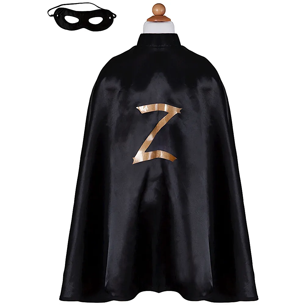 Creative Education Zorro Set schwarzes Cape mit Z, Maske | Diverses