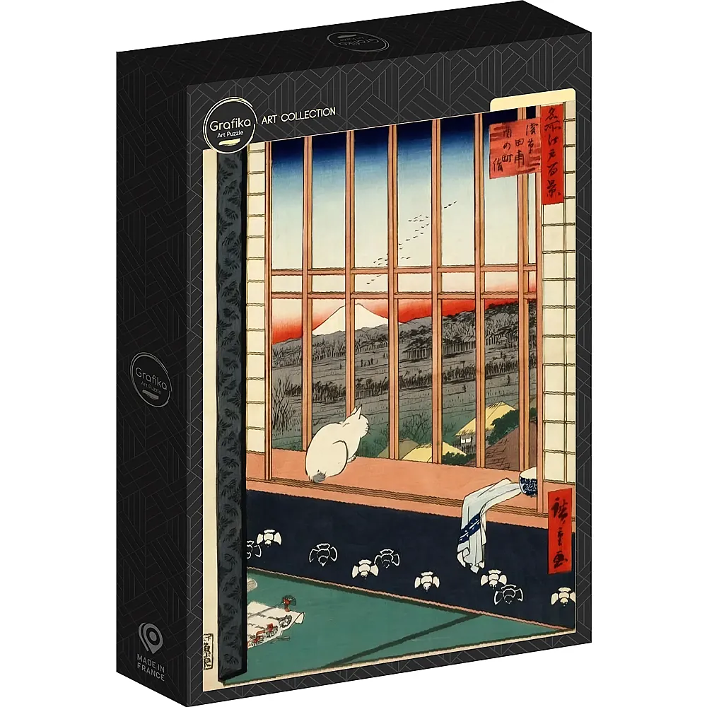 Grafika Puzzle Art Collection Utagawa Hiroshige Rizi�res d'Asakusa et Festival Torinomachi, 1857 - 1000 Teile