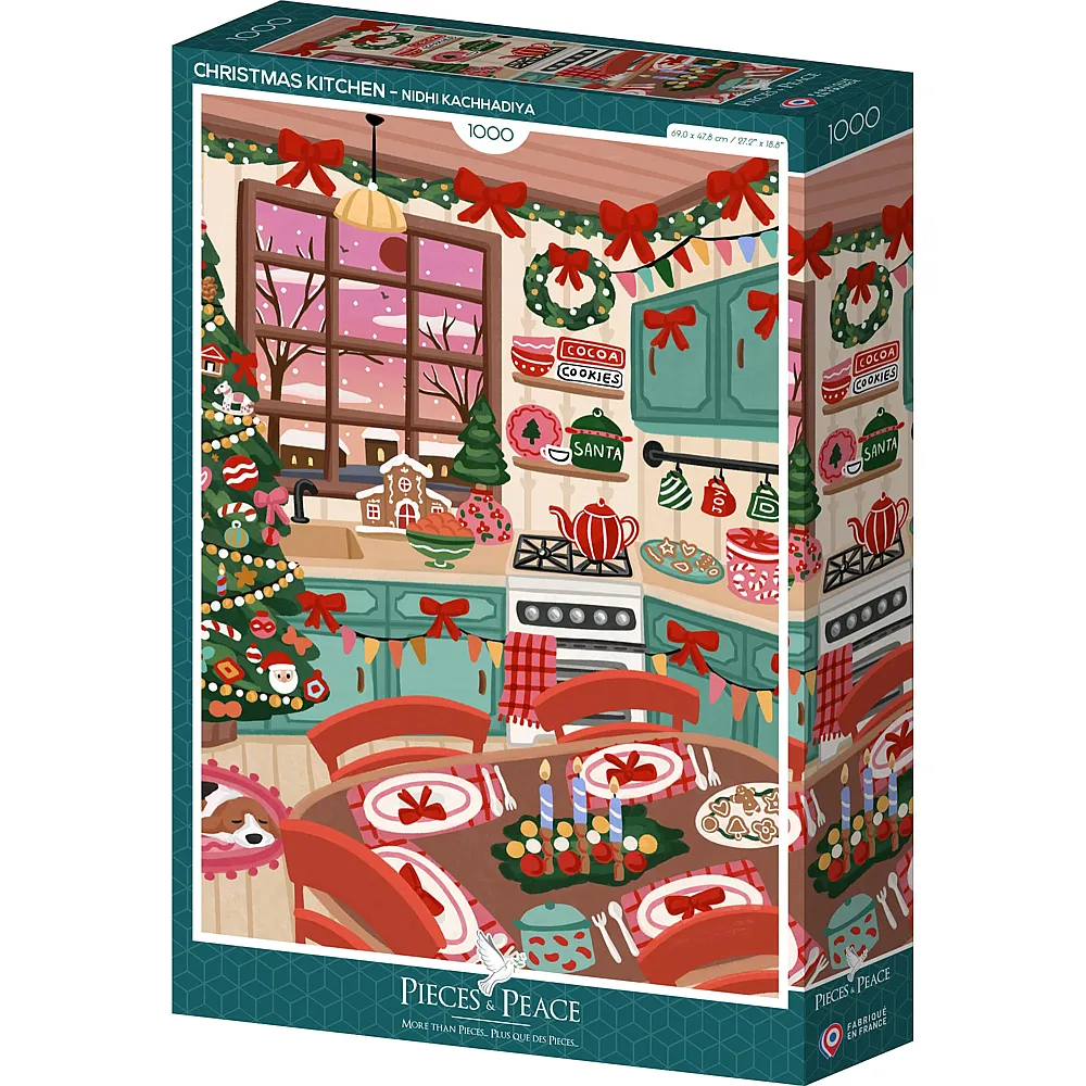 Pieces & Peace Nidhi Kachhadiya Die Weihnachtsk�che 1000Teile