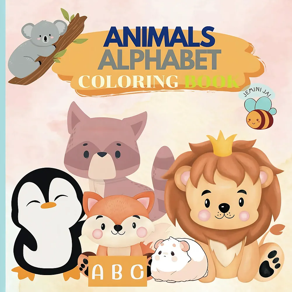ABC Animal Alphabet Coloring Book - Englisch