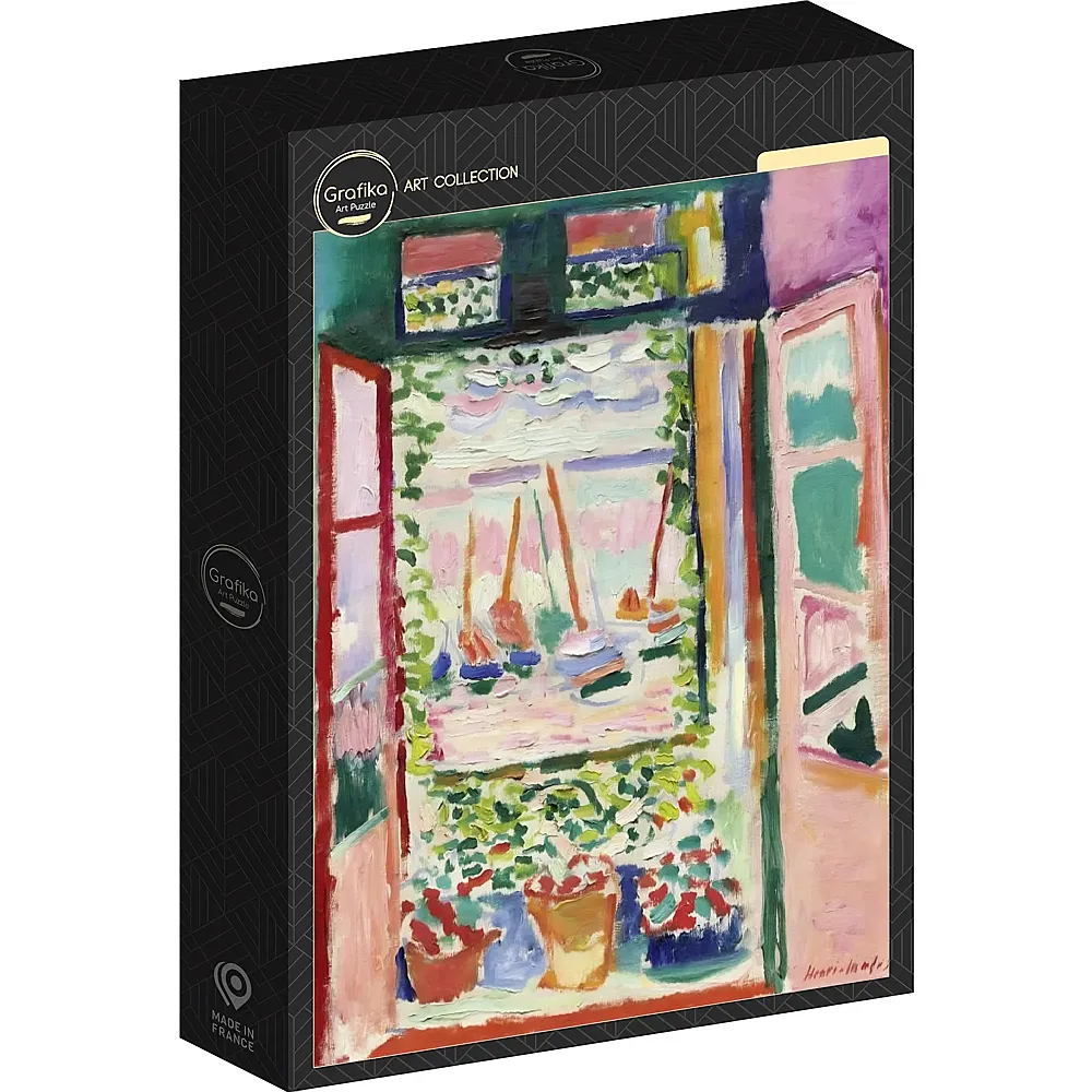 Grafika Puzzle Art Collection Offenes Fenster, Collioure 1000Teile