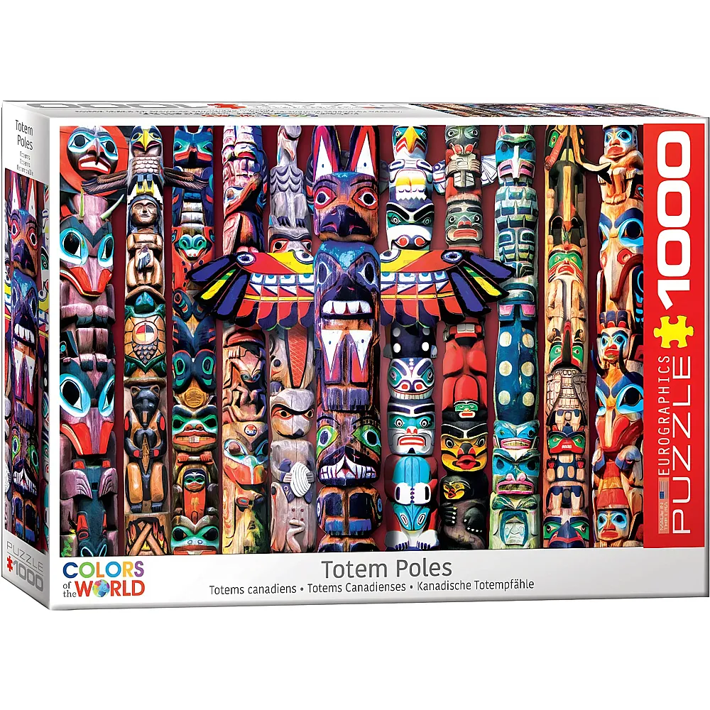 Eurographics Puzzle Kanadische Totempf�hle - 1000 Teile