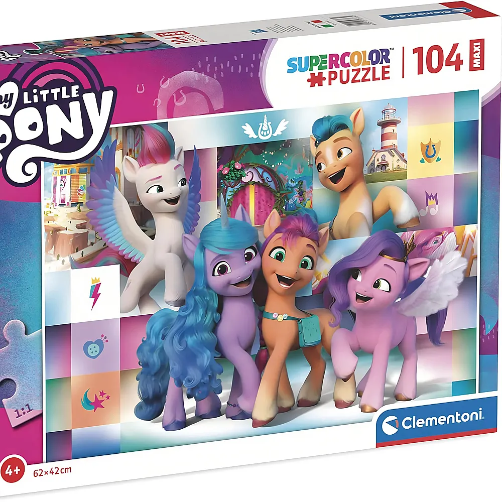 Clementoni Puzzle Supercolor My Little Pony Spass 104Teile