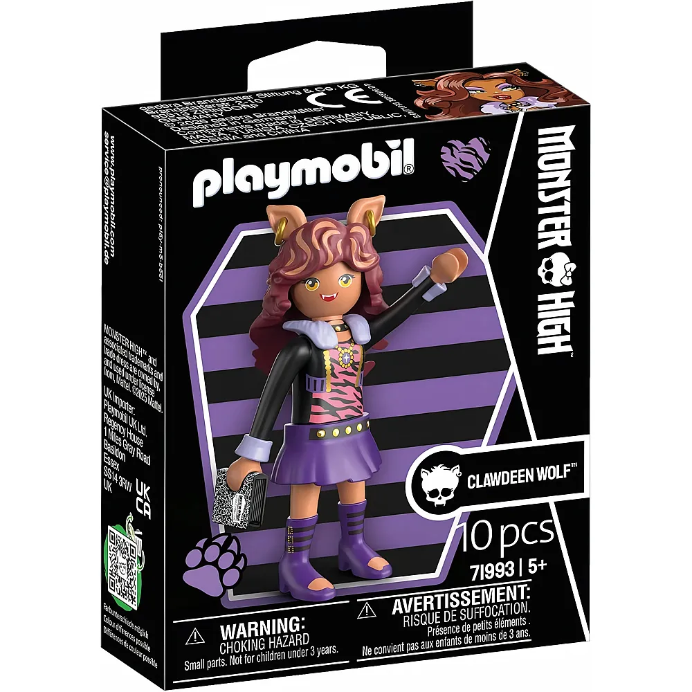 PLAYMOBIL Monster High Clawdeen Wolf 71993