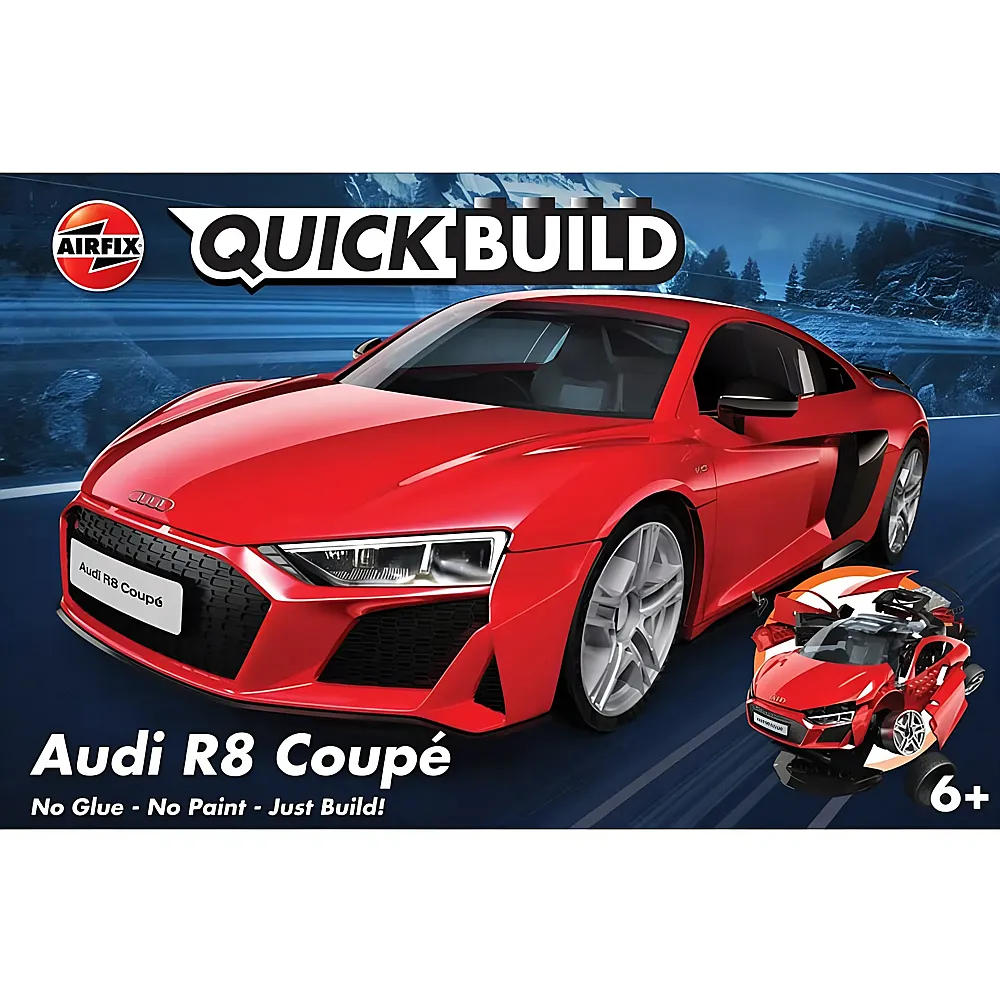 Airfix Quickbuild Audi R8 Coupe 45Teile