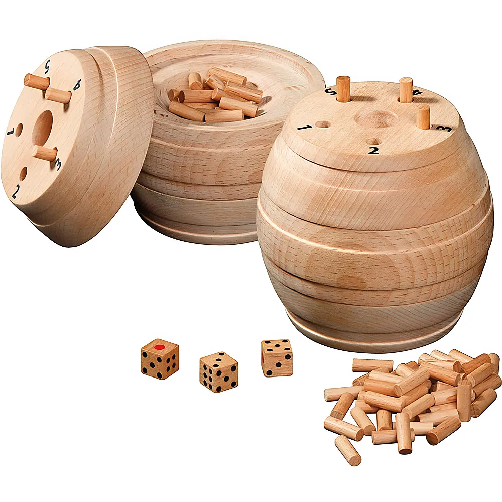 meinspielzeug - Philos Spiele W�rfelfass | W�rfelspiele