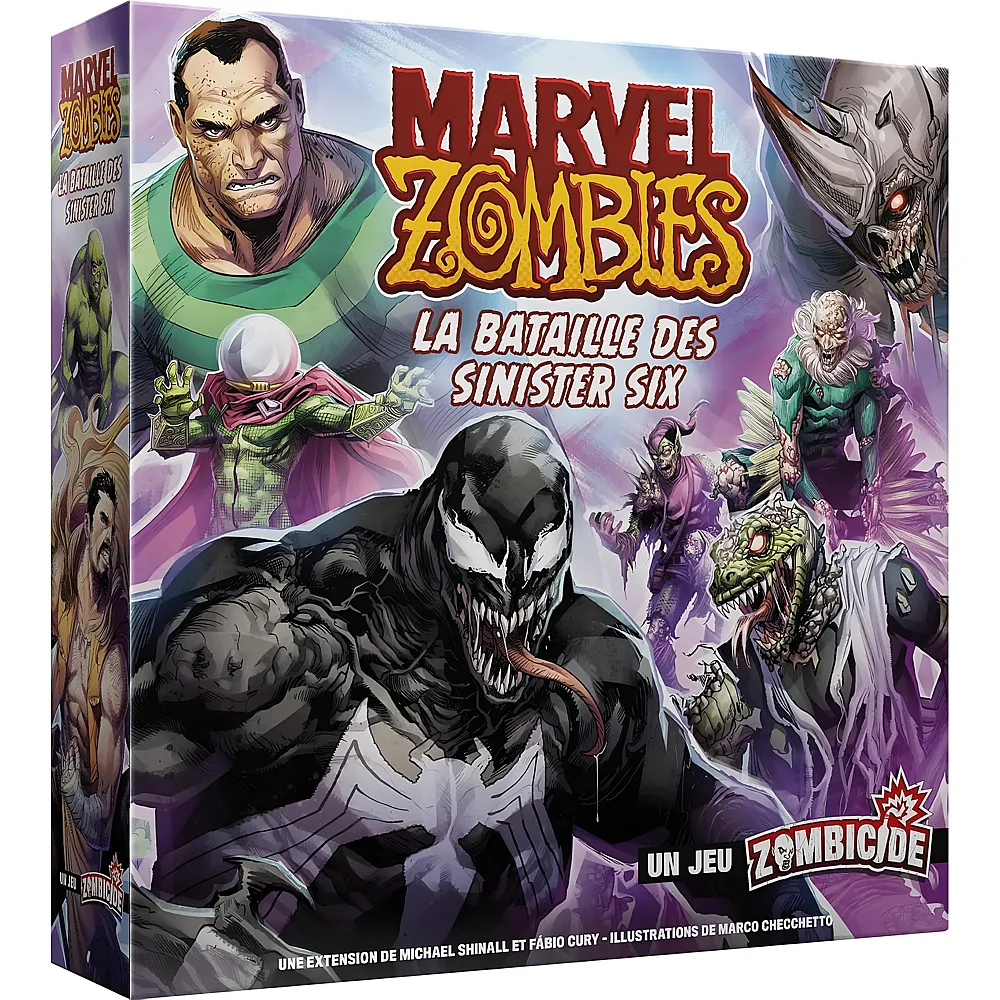 CMON Zombicide Marvel Zombies Clash of the Sinister Six FR