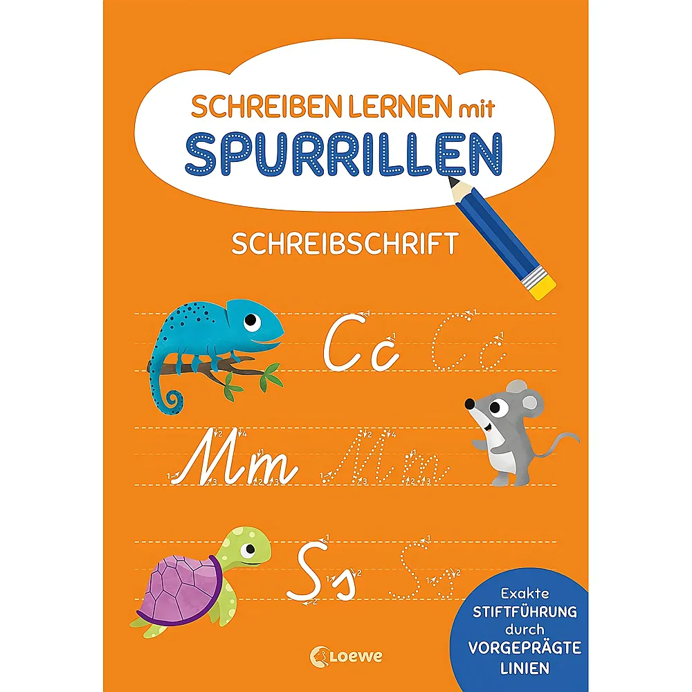 Loewe Schreibschrift - Spurrillen