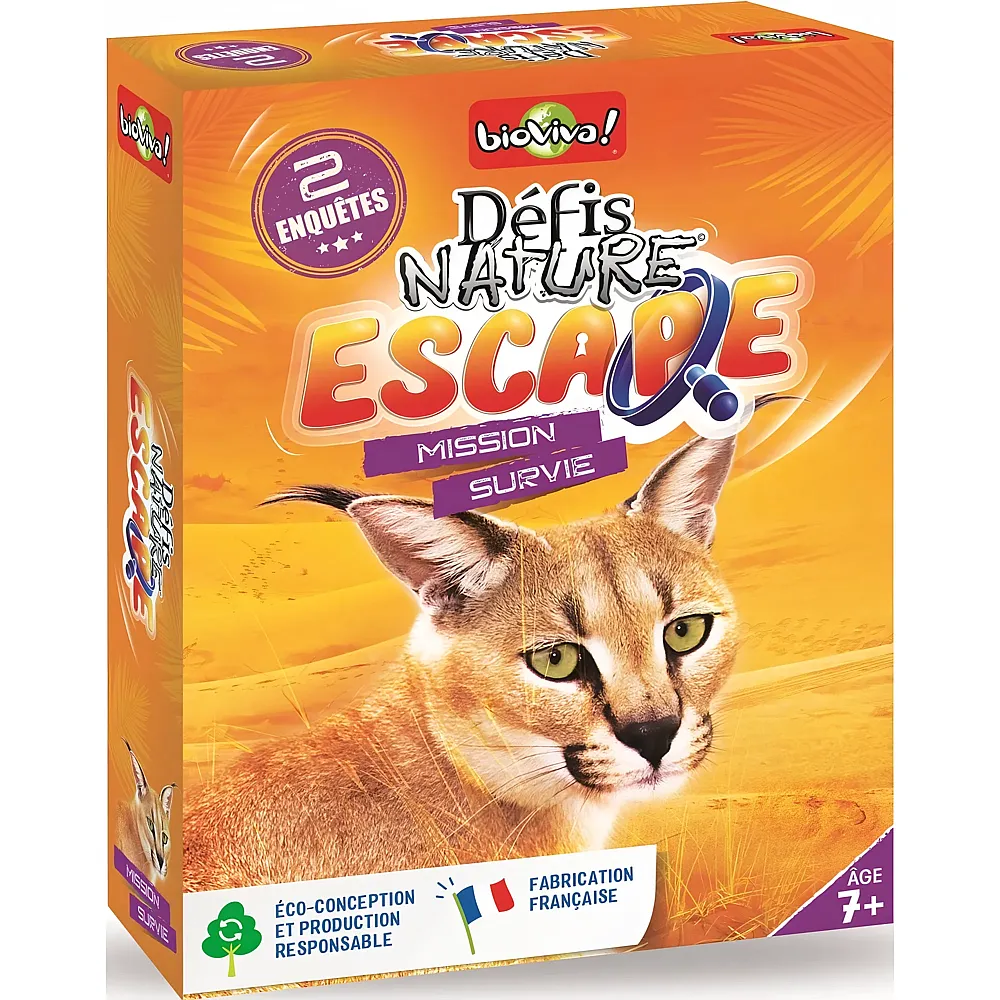 Bioviva D�fis Nature Defis Nature Escape - Mission Survie FR