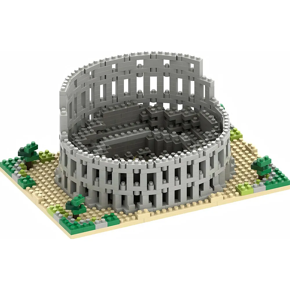 meinspielzeug - Brixies Kolosseum Rom - 896 Teile | Nano-Bausteine