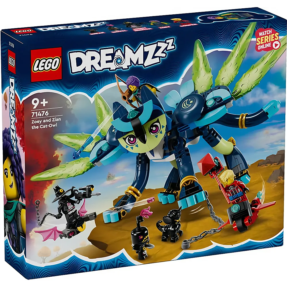 LEGO DREAMZzz Zoey und die Katzeneule Zian 71476