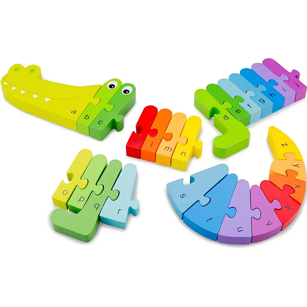 New Classic Toys Alphabet Puzzle - Krokodil