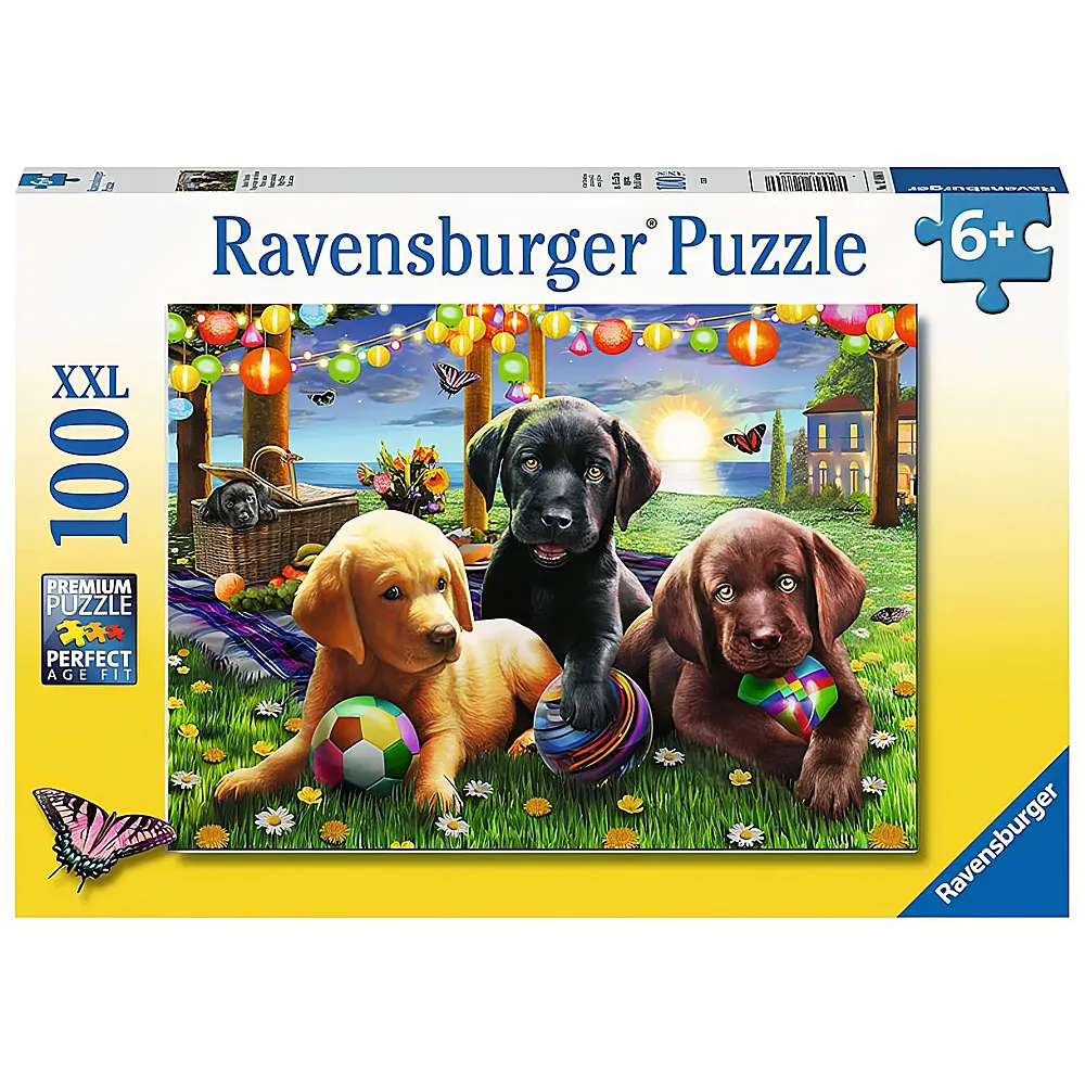 Ravensburger Puzzle Hunde Picknick 100XXL